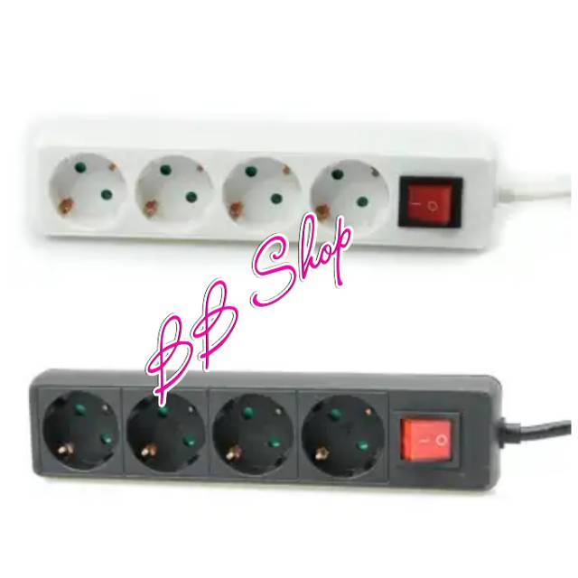 Krisbow Stop Kontak 4 Socket