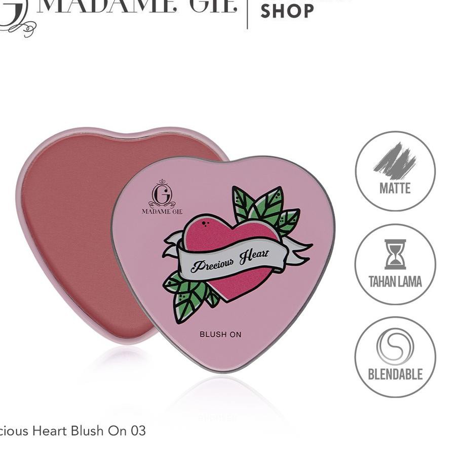 COD Madame Gie Precious Heart Blush On - MakeUp Termurah
