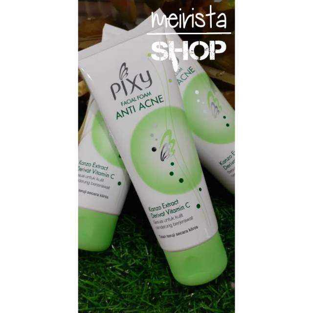 PROMO PIXY FACIAL FOAM ANTI ACNE (HIJAU)/SABUN JERAWAT/PIXY