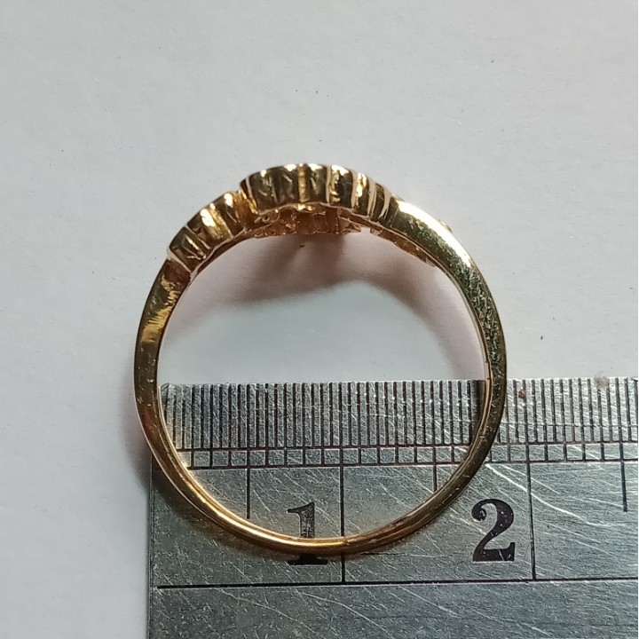 Cincin Emas 17K - 2.2 gr Kadar 750 - 1286