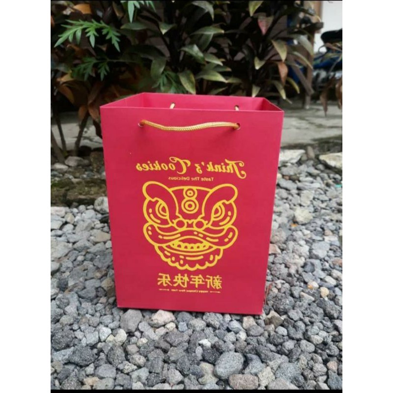 

paperbag toples spesial bc merah ukuran 15x15x21/16x16x21