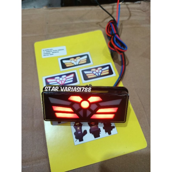 Lampu mata kucing led 2 warna lampu mata kucing running