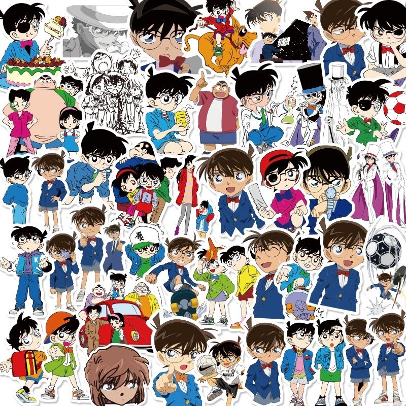 

Stiker anime Detective conan perpaket vinyl/cromo
