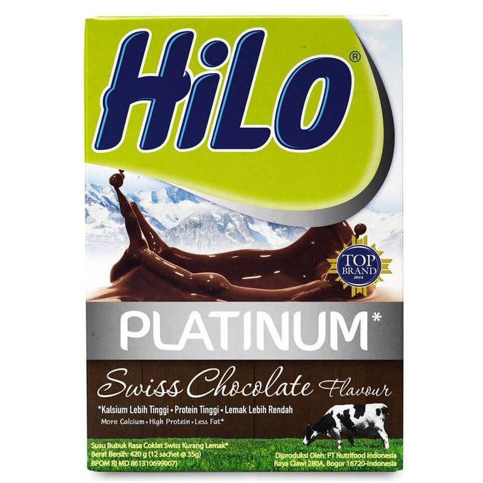 

[[BISA COD]] SUSU HILO PLATINUM SWISS CHOCOLATE 420GR SUSU TINGGI KALSIUM&PROTEIN TERBARU Kode 447