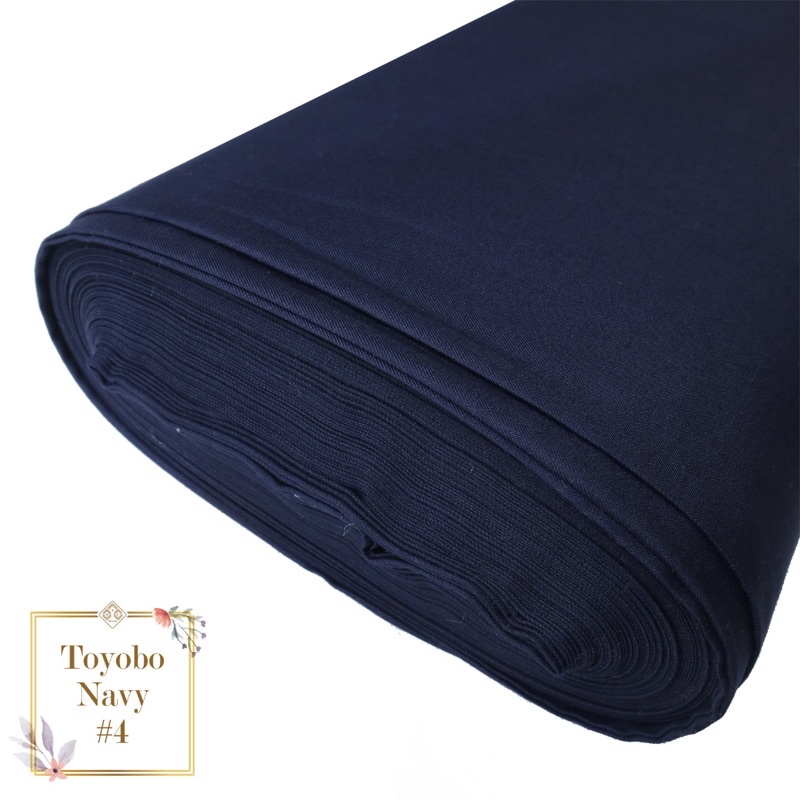 [PROMO!!] KAIN KATUN TOYOBO EXCLUSIVE ROYALMIX PREMIUM ORIGINAL PER-0.5M TERMURAH TOYOBO FODU FD ORI-Navy