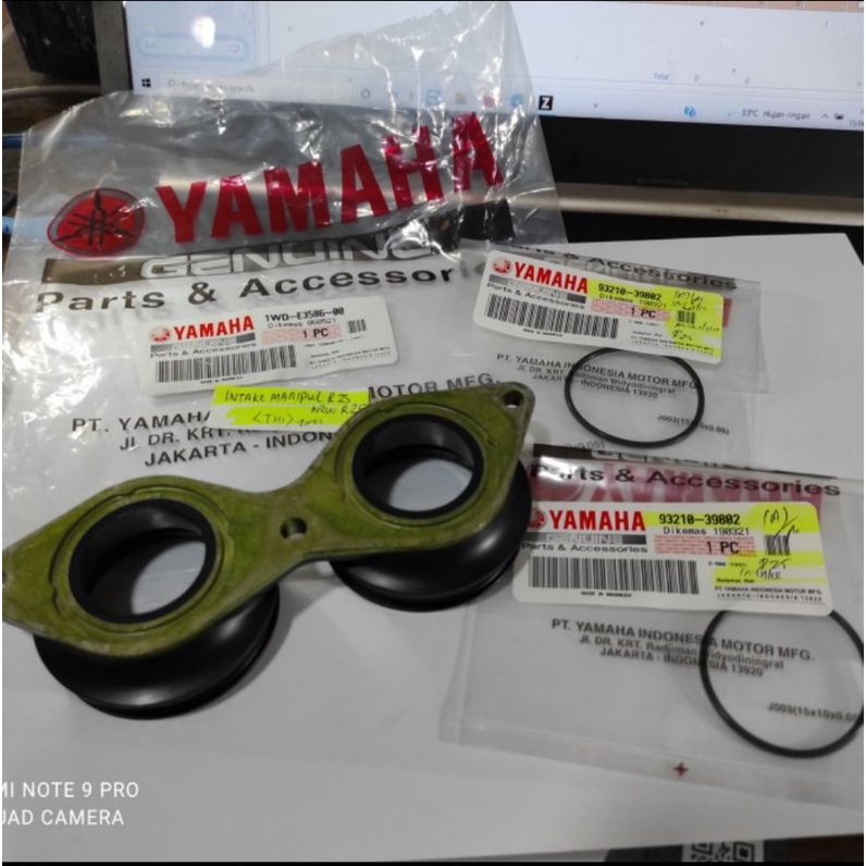 INTAKE MANIFOLD + ORING INTAKE R25, MT25 PART ORIGINAL YAMAHA