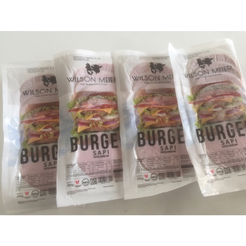 

WILSON MEIER BURGER SAPI 200GR