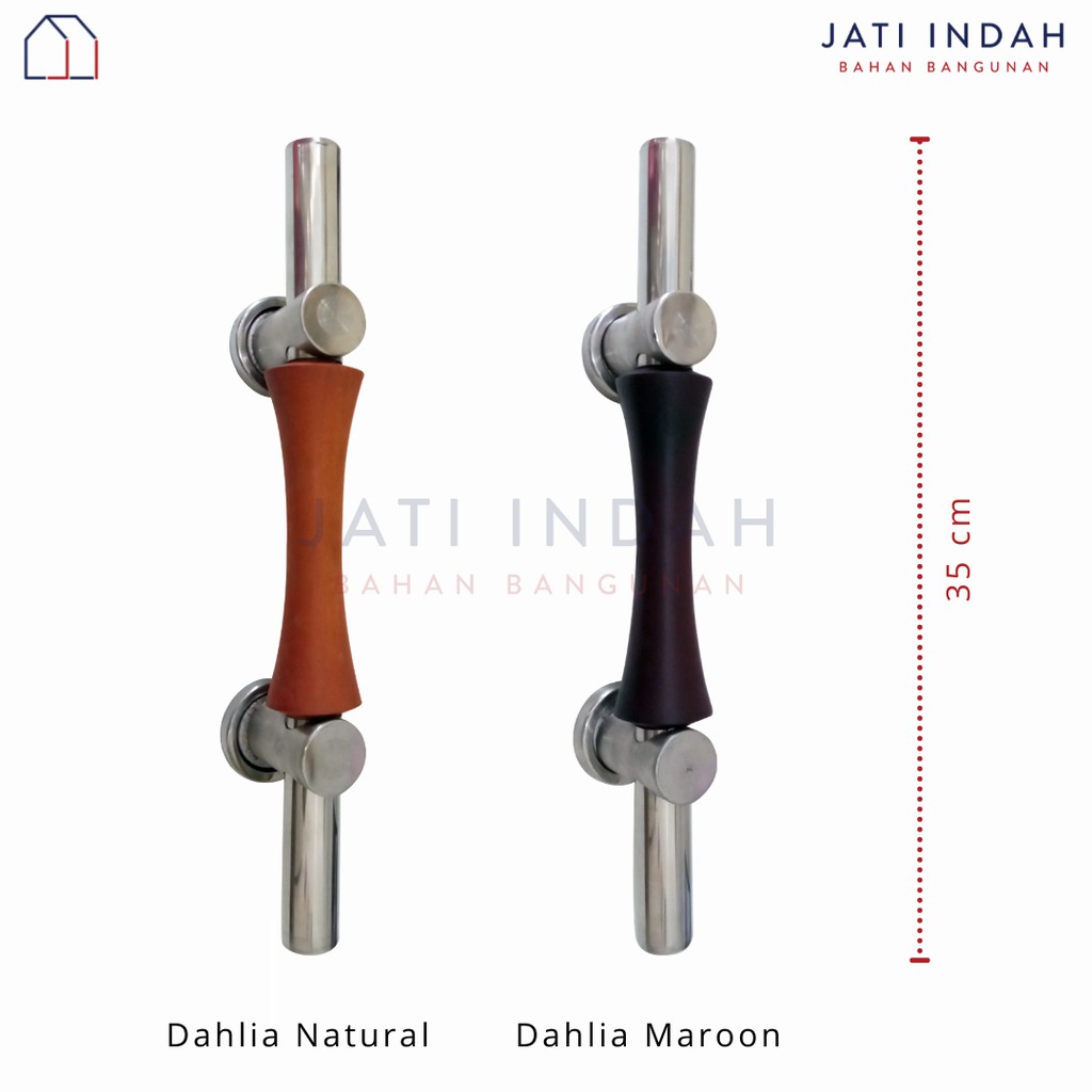 Pull Handle Pintu Chrome - Kayu 35 cm Kupu Tarung | Gagang Tarikan