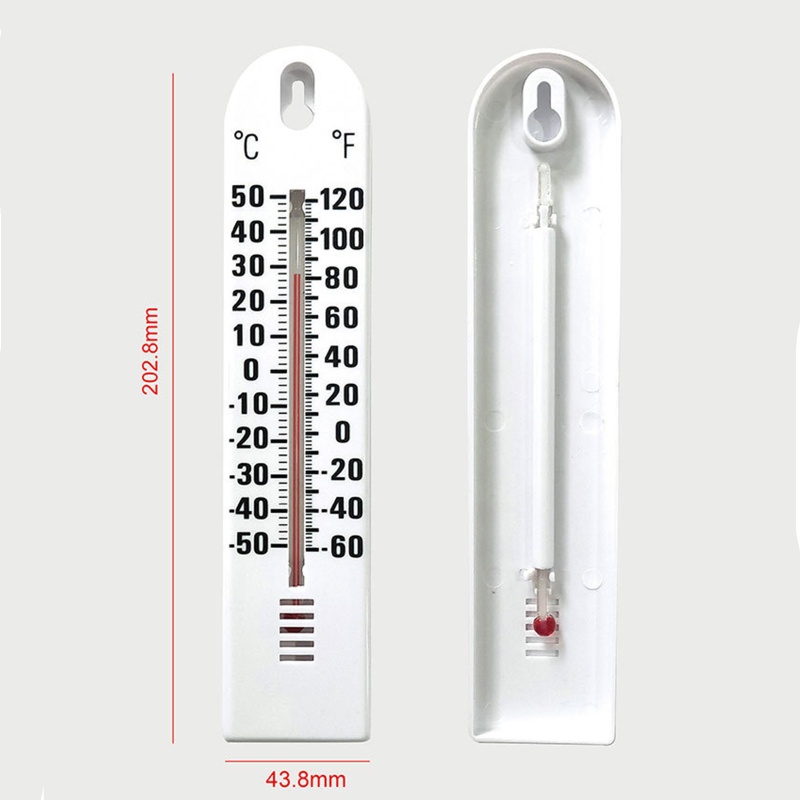 Termometer Dinding Klasik Dengan Monitor Suhu - 50-50℃/-60-120° Dekorasi Rumah / Taman / Kantor