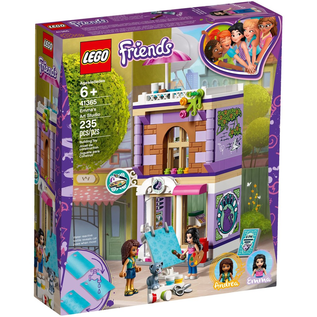 lego friends emma's art studio 41365