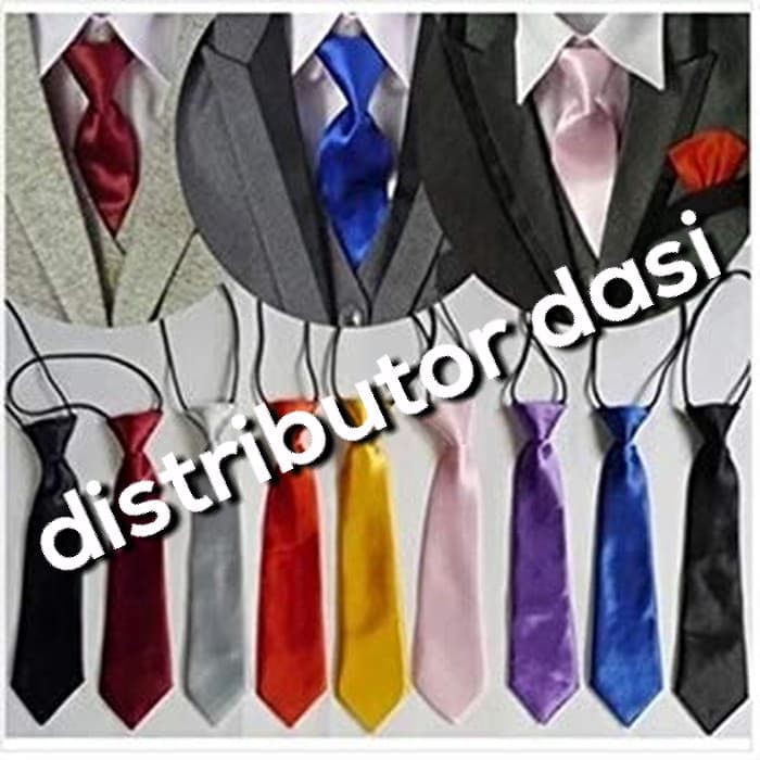 Dasi Panjang Polos Satin Untuk Anak Grosir Distributor Dasi