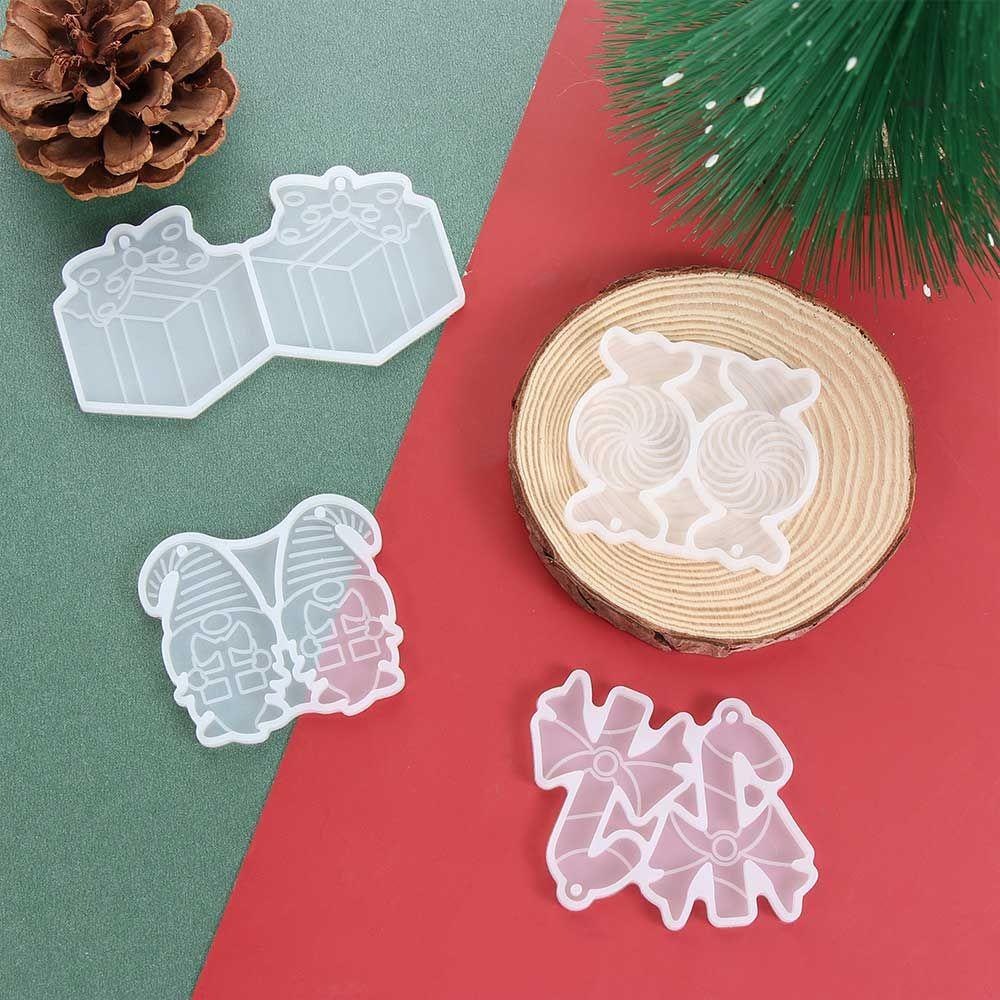 Solighter 5 Pcs Anting Resin Cetakan Resin Kerajinan Tangan Dwarf Membuat Perhiasan Alat Kristal Taman elves Resin Silicone Mold