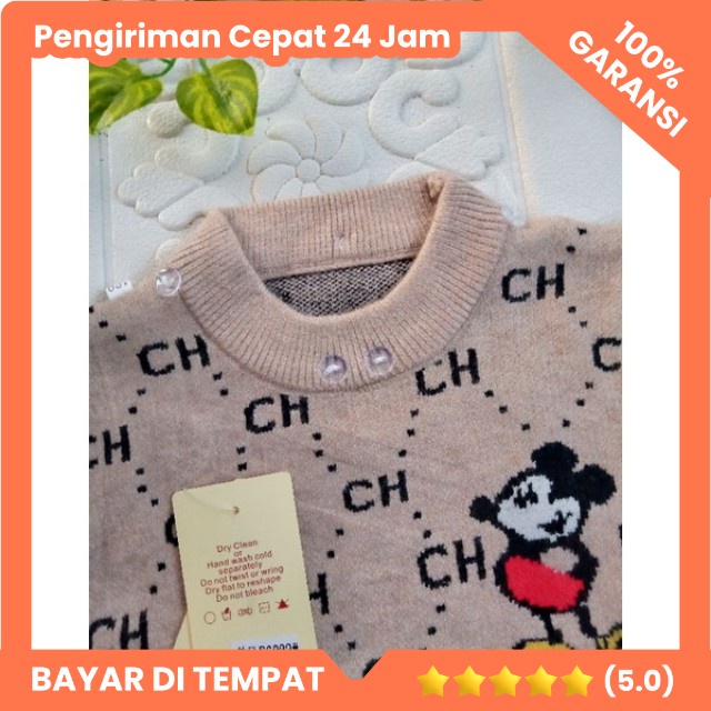 sweater kerah rajut import 2-7 tahun premium UNISEX / sweater rajut kerah anak cowok cewek