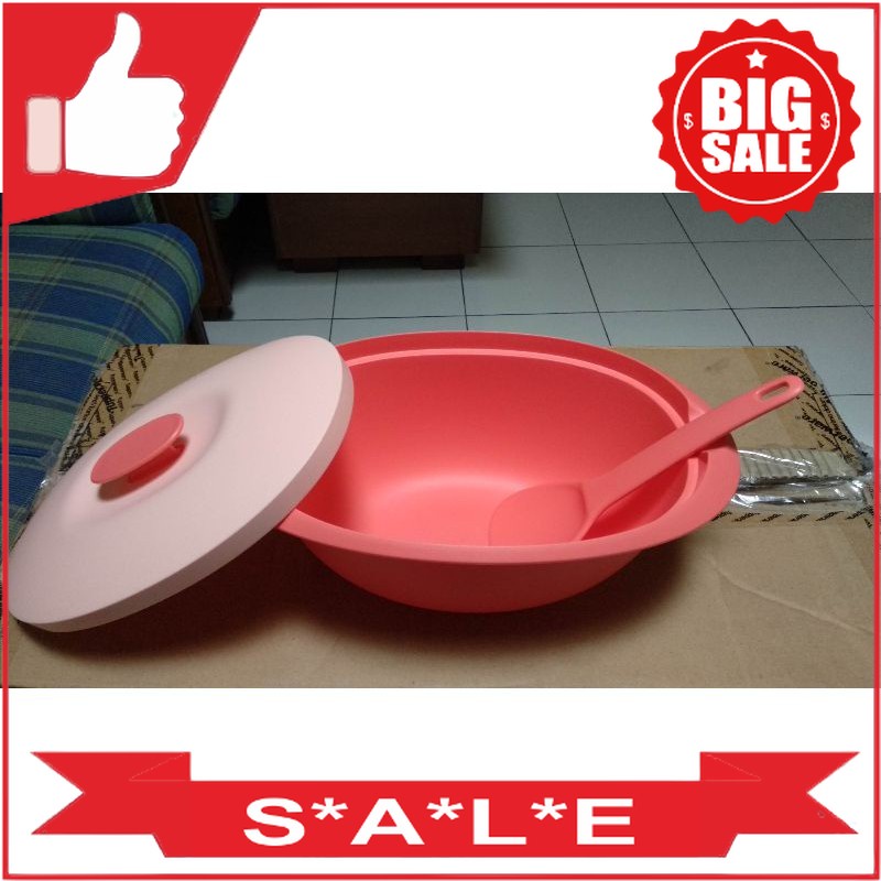 Tupperware Bloomia Rice Server Peach Tupperware Original