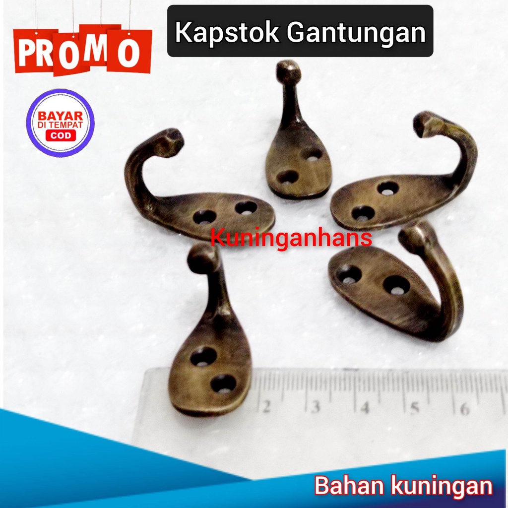 kapstok kuningan antik kapstok gantungan baju kuningan satuan antik hook gantungan baju