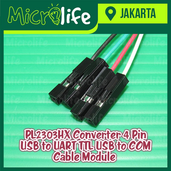 PL2303HX CONVERTER 4 PIN USB TO UART TTL USB TO COM CABLE MODULE