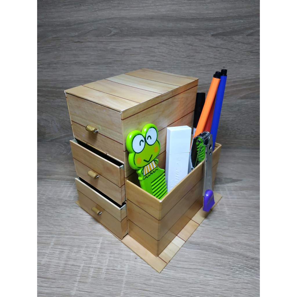 

Laci 3 susun + tempat pensil