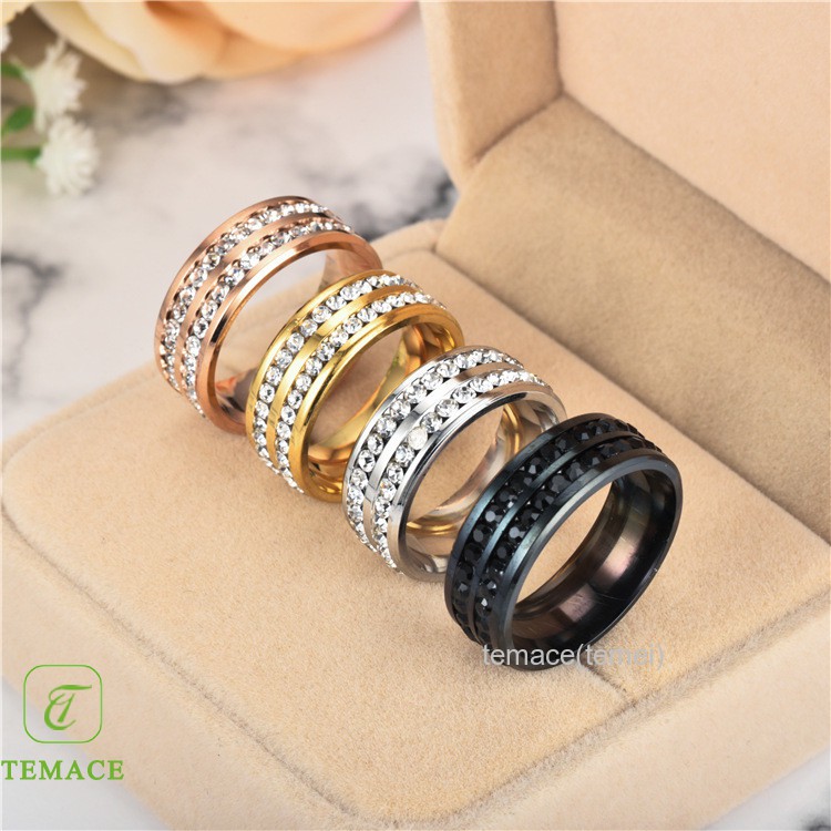 Cincin Wanita Emas 18k Berlian/Diamond Nikah/Tunangan/Kawin Murah