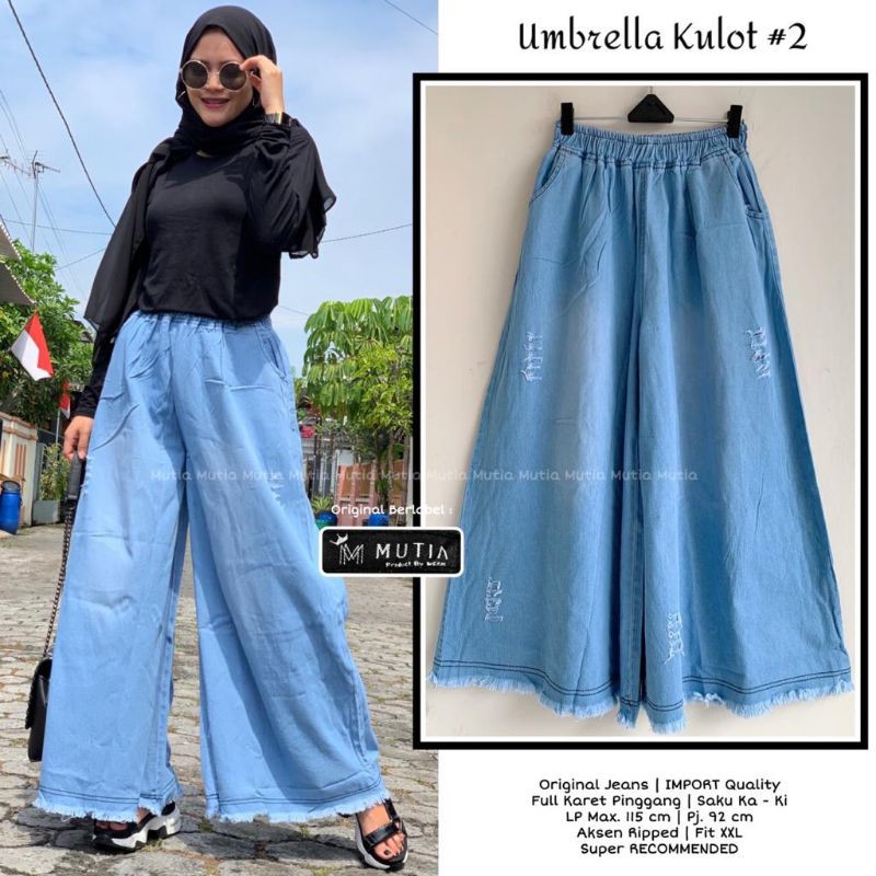 (179) umbrella kulot #2 ori mutia