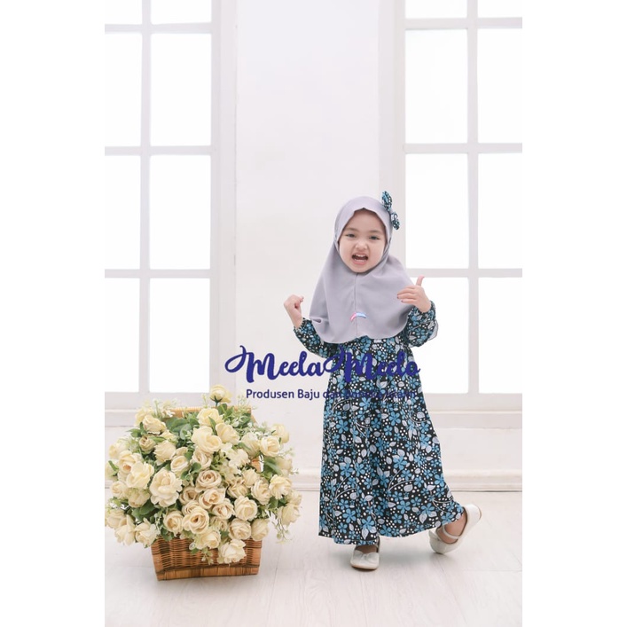 Gamis anak busana muslim anak perempuan gamis ayumi gamis 6 bulan - 9 tahun