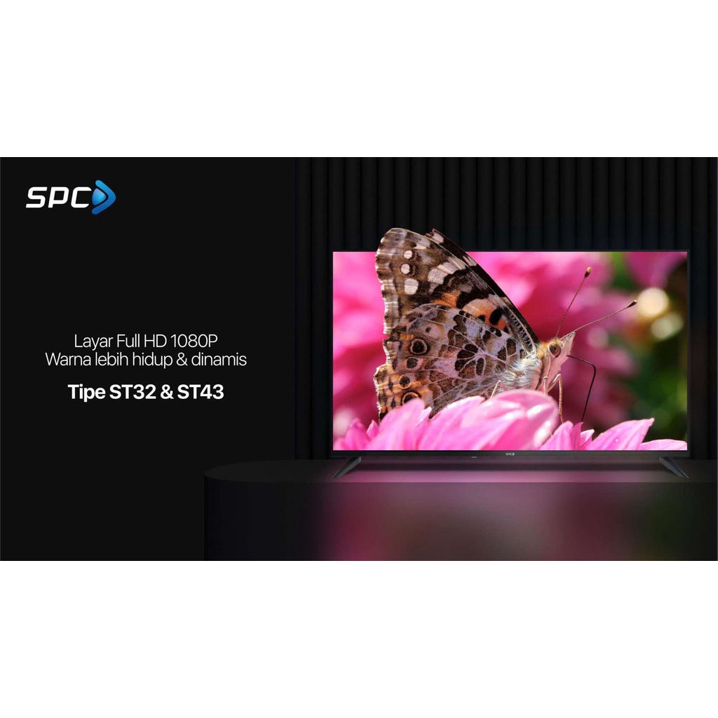 LED SPC PRIMA SERIES 32&quot; Android Smart TV ST32 Garansi Resmi