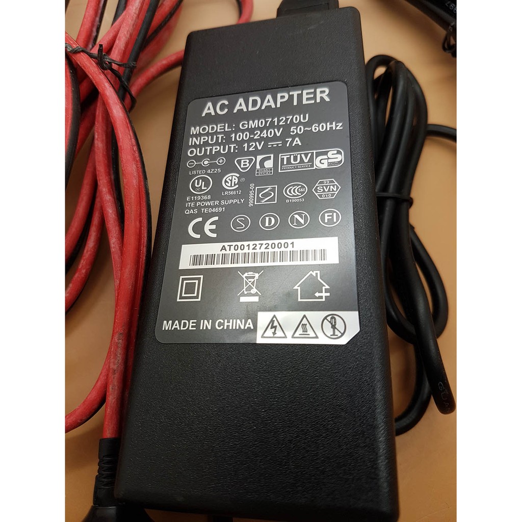 Adaptor 7A 12V + kabel 2m extension lighter female to dc