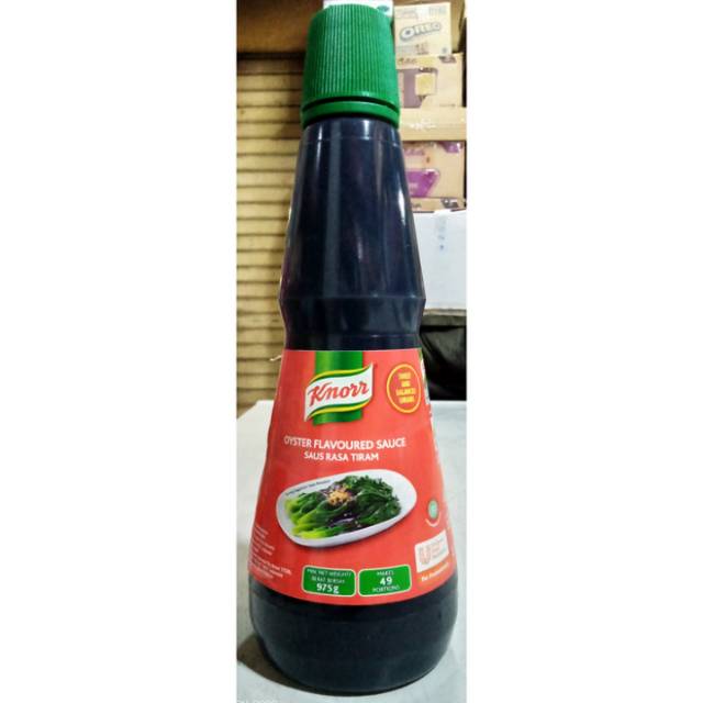 Knorr Oyster Flavoured red Sauce 975gr / Saus Rasa Tiram