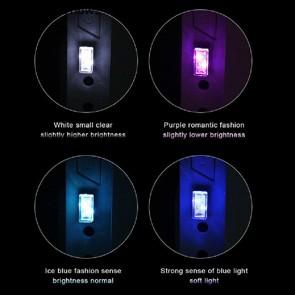 (lightoverflow2) Lampu Strip Neon LED Flexible Dengan Port USB Untuk Dekorasi Interior Mobil