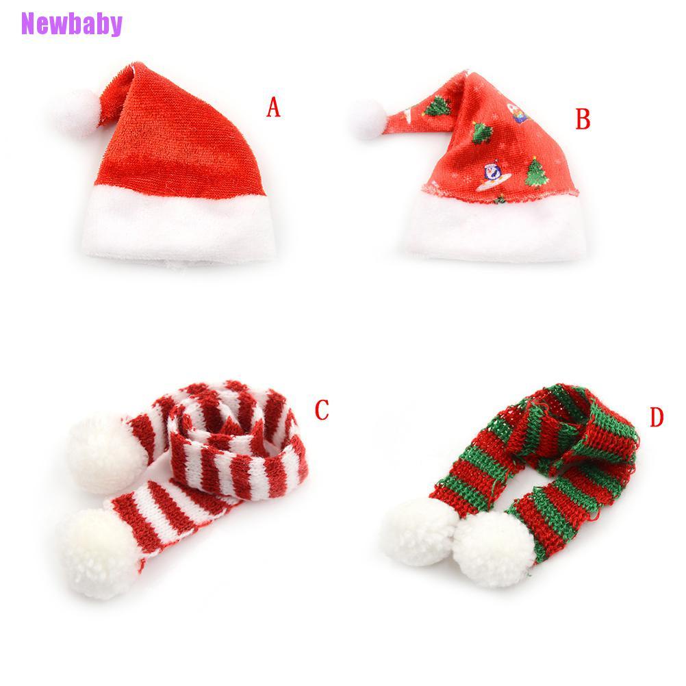 (Newbaby) Topi Natal Handmade Untuk Boneka Blythe 1 / 6