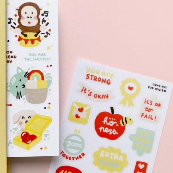 

♫ Love Kit For You Bundle Sticker / Self Love Sticker / Stiker Bundle ✿