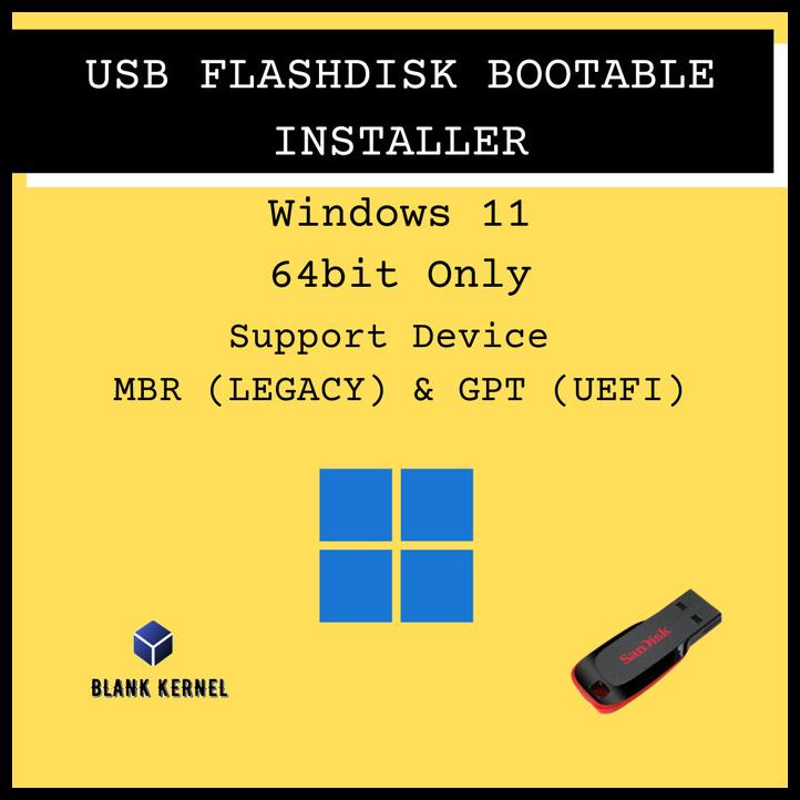 Jual Usb Flashdisk Windows 11 Bootable Installer | Shopee Indonesia