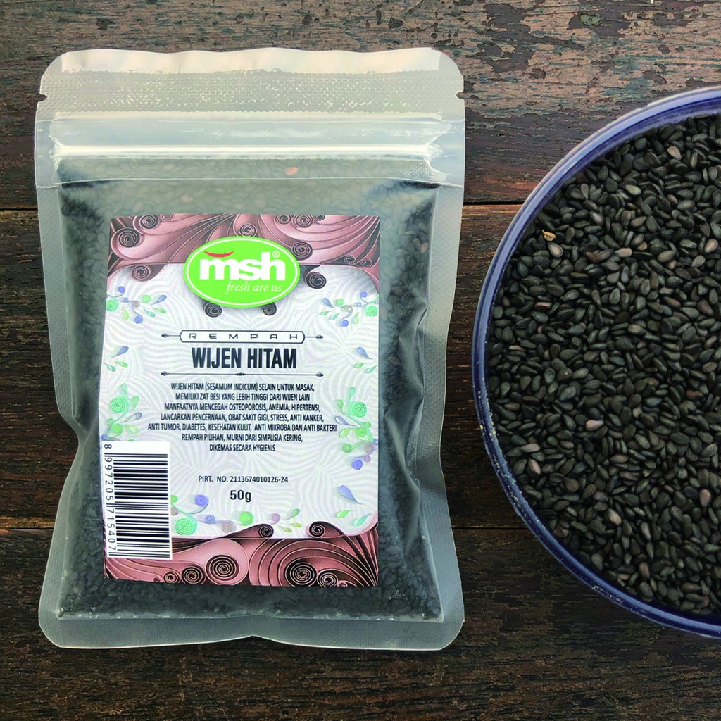 

Premium MSH Wijen Hitam 50 g