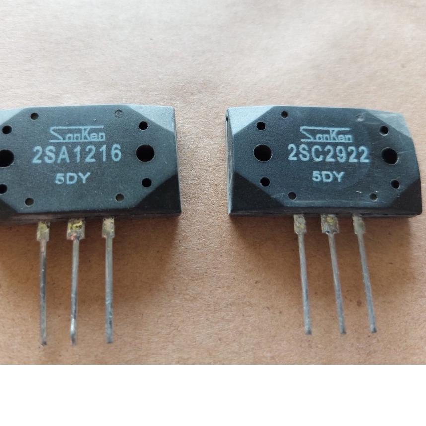 Terbaru.. Transistor Sanken 5DY 2SA 1216 dan 2SC 2922 RRT kw 1