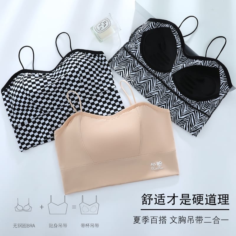 TELLY ➡️ 285  Tanktop Bra Fashion wanita tanpa kawat sexy import