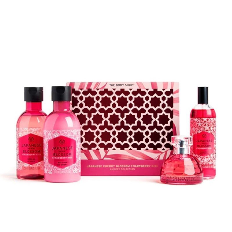 Jual The Body Shop Gift Japanese Cherry Blossom Strawberry Kiss