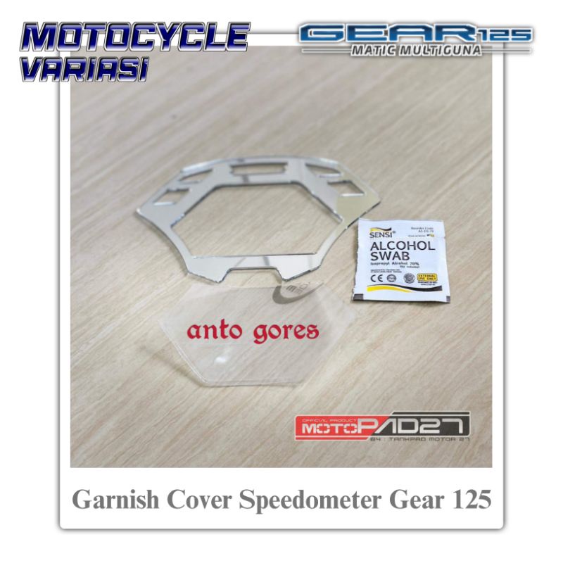 Garnish Cover Speedometer Yamaha Gear 125 Cover Spidometer Yamaha Gear 2022