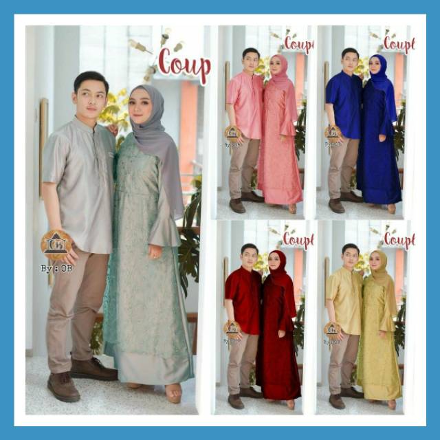 SARIMBIT LEBARAN (2020) HAFIZ&HAFIZAH FAMILY GAMIS PLUS KHIMAR- BAJU COUPLE KELUARGA TERBARU