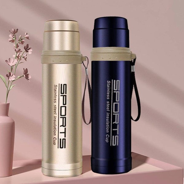 TOKO21GROSIR TERMOS TRAVEL 750ML/ BOTOL MINUM VACUUM FLASK STAINLESS 750/800 ML