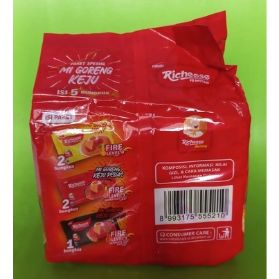 MIE RECHEESE GORENG RAMEN KUAH PAKET ISI 5 BUNGKUS BARU