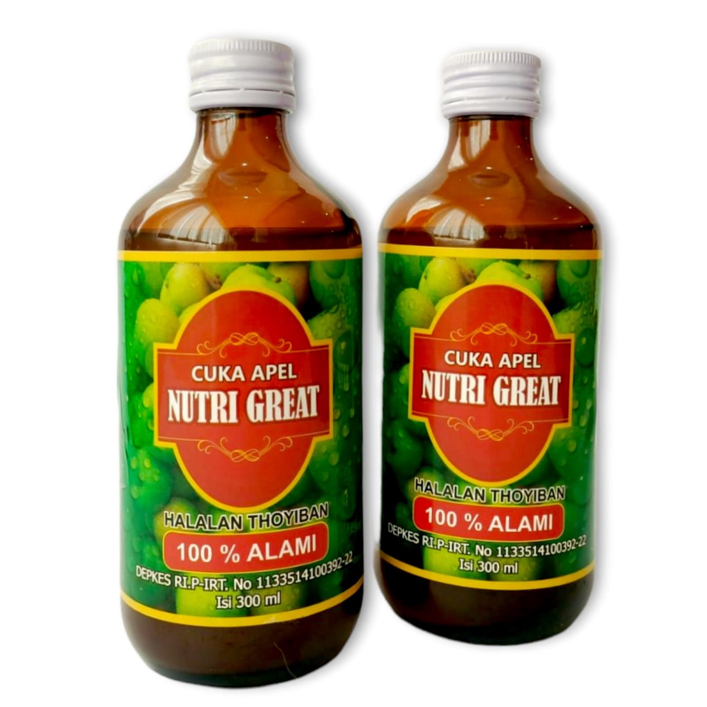 cuka apel cuka apel original cuka apel organik  Cuka Apel Nutri Great Cuka Apel Nutri Great murni or