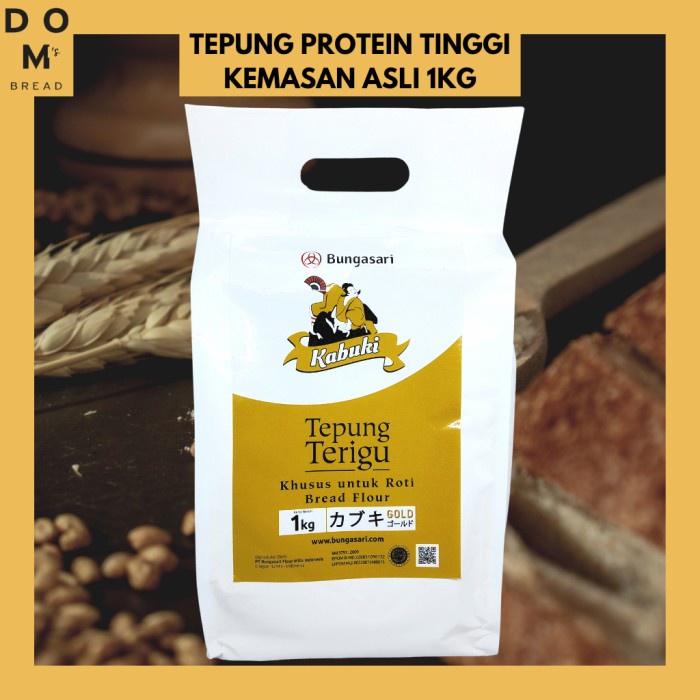 

PROMO [COD] Kabuki Gold Tepung Terigu Roti Premium Protein Tinggi - 1 KG