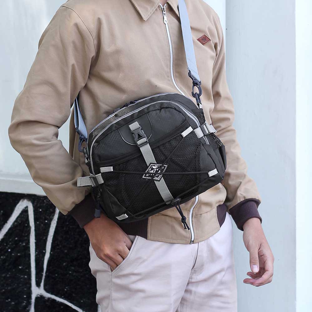 Tas Selempang Sling Bag Pria Besar Premium Waterproof Tas Kamera DSLR