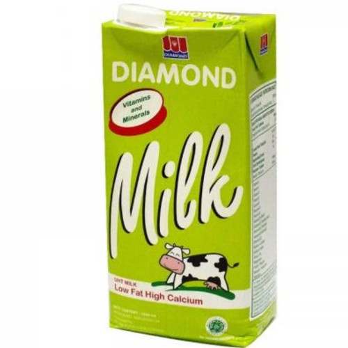 

DIAMOND MILK SUSU UHT RENDAH LEMAK TINGGI KALSIUM HIJAU KOTAK 1000ML