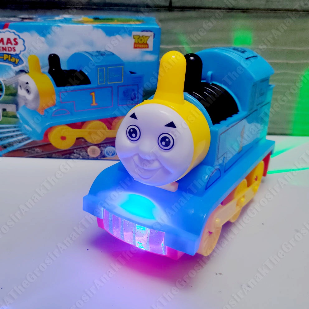 THONAS &amp; FRIENDS TAKE PLAY 5D MANAN KERETA API LAMPU LED NYALA JALAN MUSIK