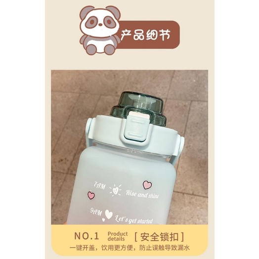 Botol minum Pastel 2 Liter - botol pastel motivasi - botol lucu - botol unik-7