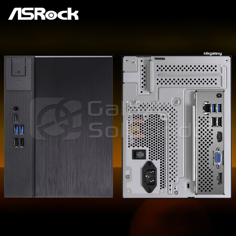 PAKET Asrock DESKMEET X300 AMD Ryzen 7 5700G + SSD 256Gb + Memory 16GB