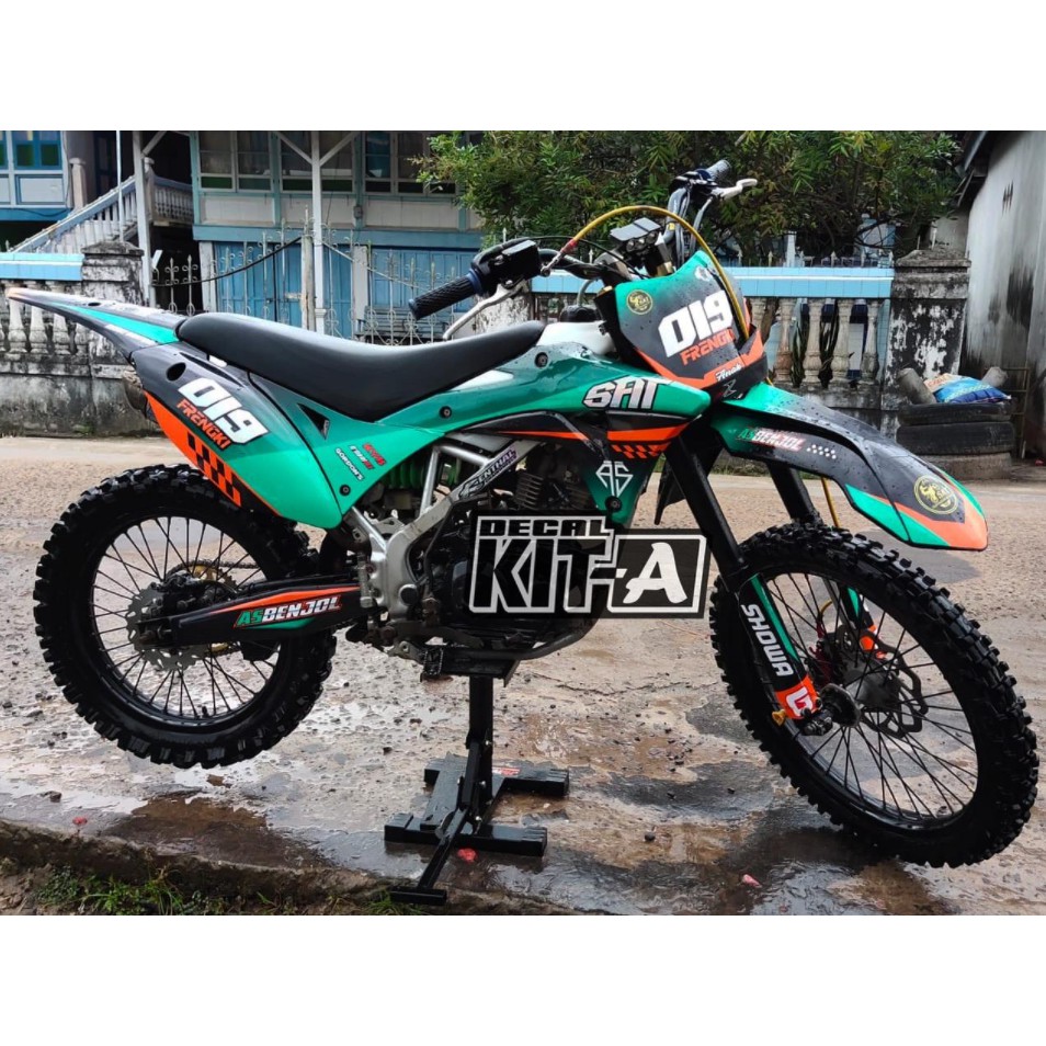 Decal Klx Gordon Sticker Striping Stiker Klx Gordon Cutting Hologram Stiker Klx Gordon Tosca