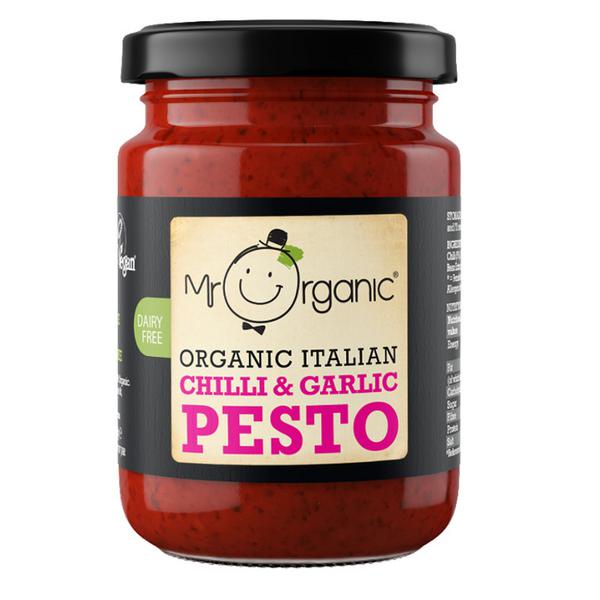 

Mr ORGANIC Italian Chili & Garlic Pesto Pasta Salad Spaghetti Instant Sauce Saus Instan Lombok Cabe Bawang Putih Mie Italia Noodles