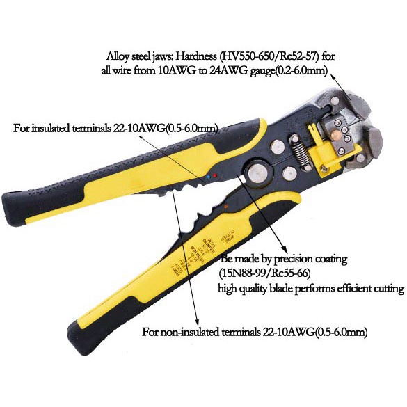 TD - CEA Taffware Tang Kabel Multifungsi Wire Cutter Pliers - TK0742