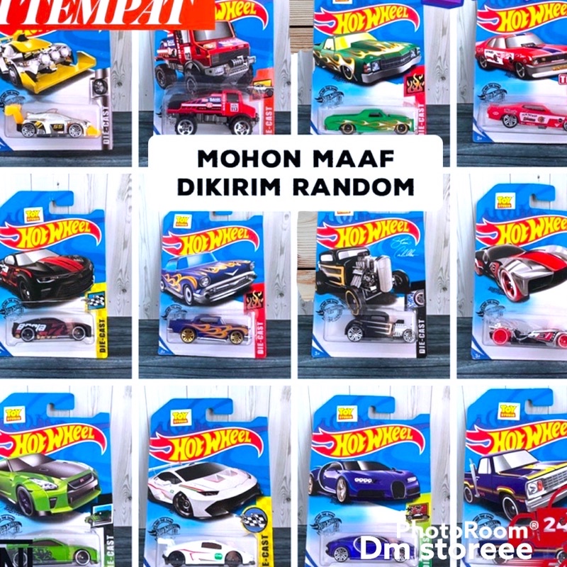 hot wheel super kw murah motif banyak / mobil miniatur balap / koleski